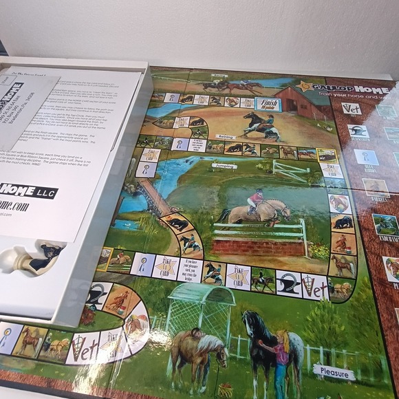 Gallop Home Board Game Train Your Horse & Win! Equestrian EUC - Picture 9 of 10